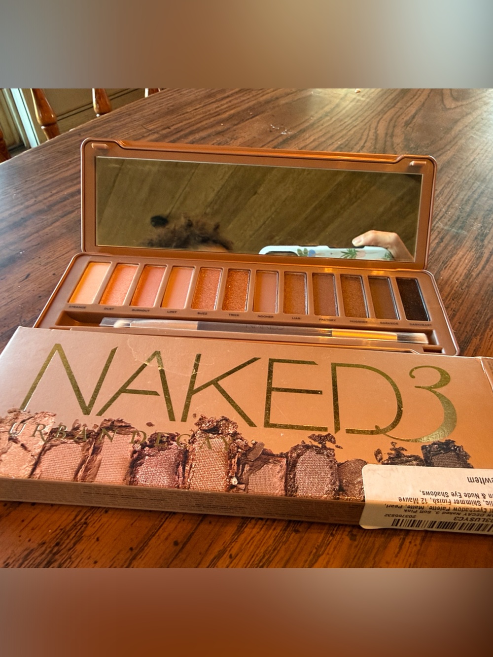 Urban Decay NAKED3 Rose & Bronze Eyeshadow Palette